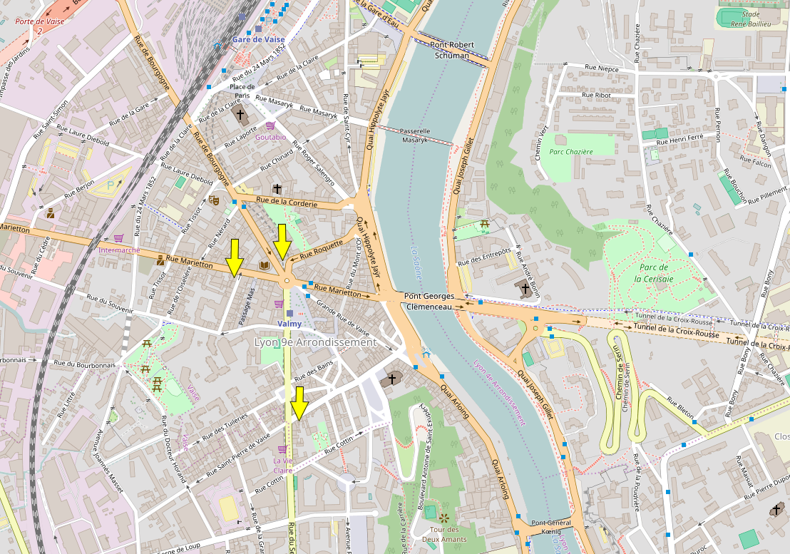 Domiciles des Rissoto-Boust à Vaise (Lyon 5e)